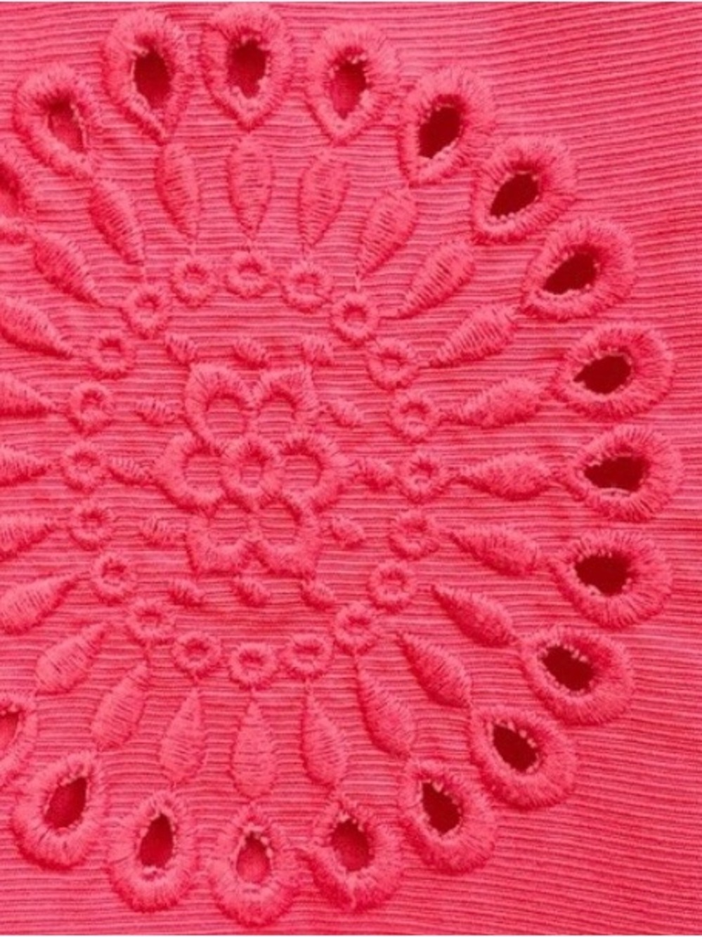 BODEN | Women’s Coral Pink Eyelet Embroidered Midi Dress, US 8 - Picture 6 of 9